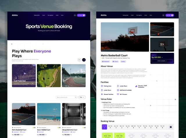 Website Booking Lapangan